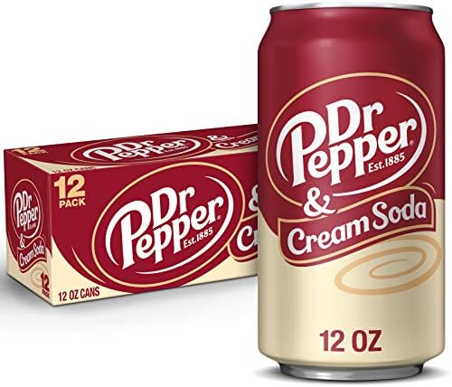 Dr Pepper Cream Soda (USA Import) – Case (12 × 355 ml Cans) | Wholesale Soft Drinks