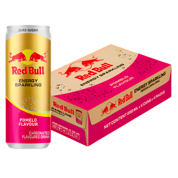 Red Bull Sparkling Pomelo (Thailand Import) – Case (24 × 250 ml) | Wholesale Energy Drinks