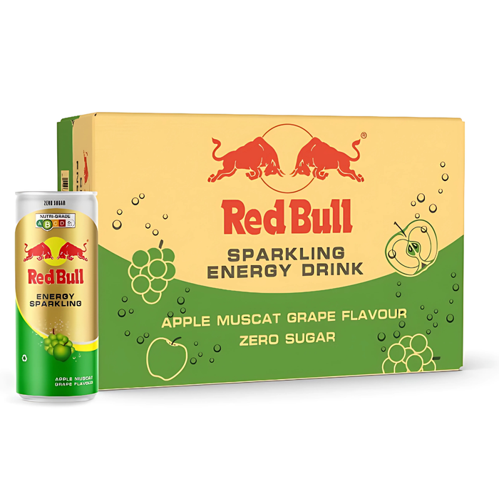 Red Bull Sparkling Apple & Muscat Grape (Thailand Import) – Case (24 × 250 ml) | Wholesale Energy Drinks