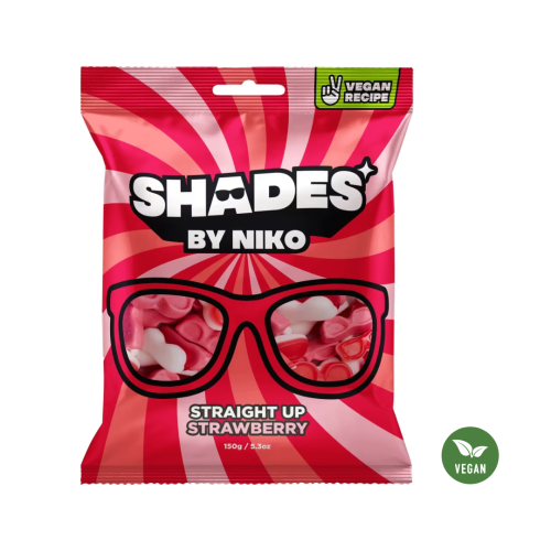 Shades by Niko: Strawberry – Case (20 × 150g Bags) | Wholesale Sweets