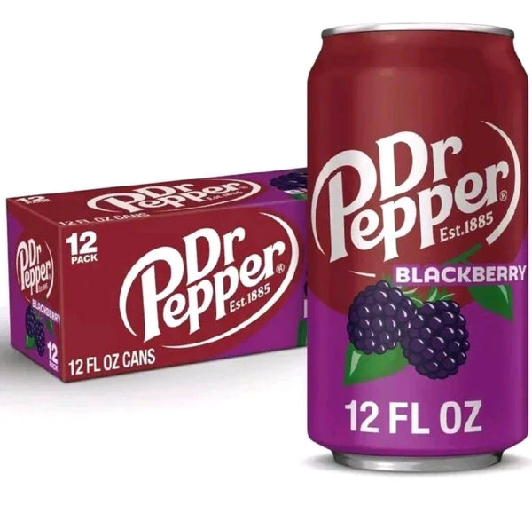 Dr Pepper Blackberry (USA Import) – Case (12 × 355 ml Cans) | Wholesale Soft Drinks