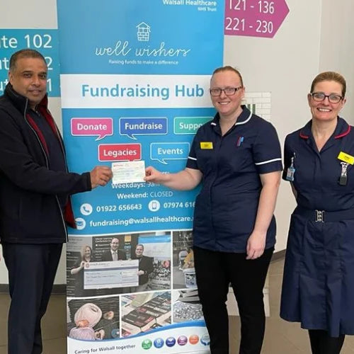 £1000 Donation to Walsall Manor Children's Ward