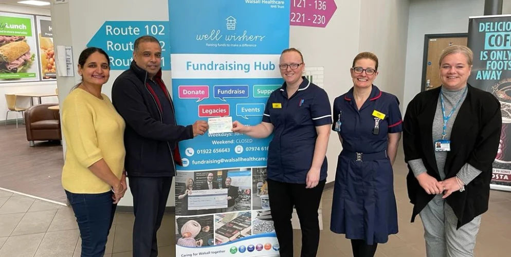 £1000 Donation to Walsall Manor Children's Ward