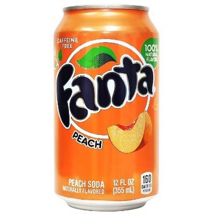 Fanta Peach (USA Import) – Case (12 × 355 ml Cans) | Wholesale Soft Drinks