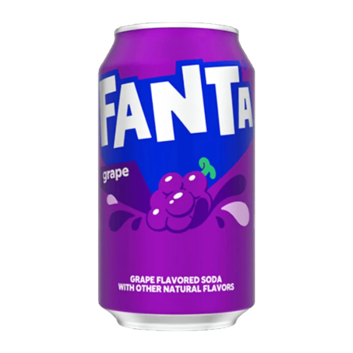 Fanta Grape (USA Import) – Case (12 × 355 ml Cans) | Wholesale Soft Drinks