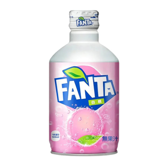 Fanta Peach Aluminium Bottle (Japan Import) – Case (24 × 300 ml) | Wholesale Soft Drinks